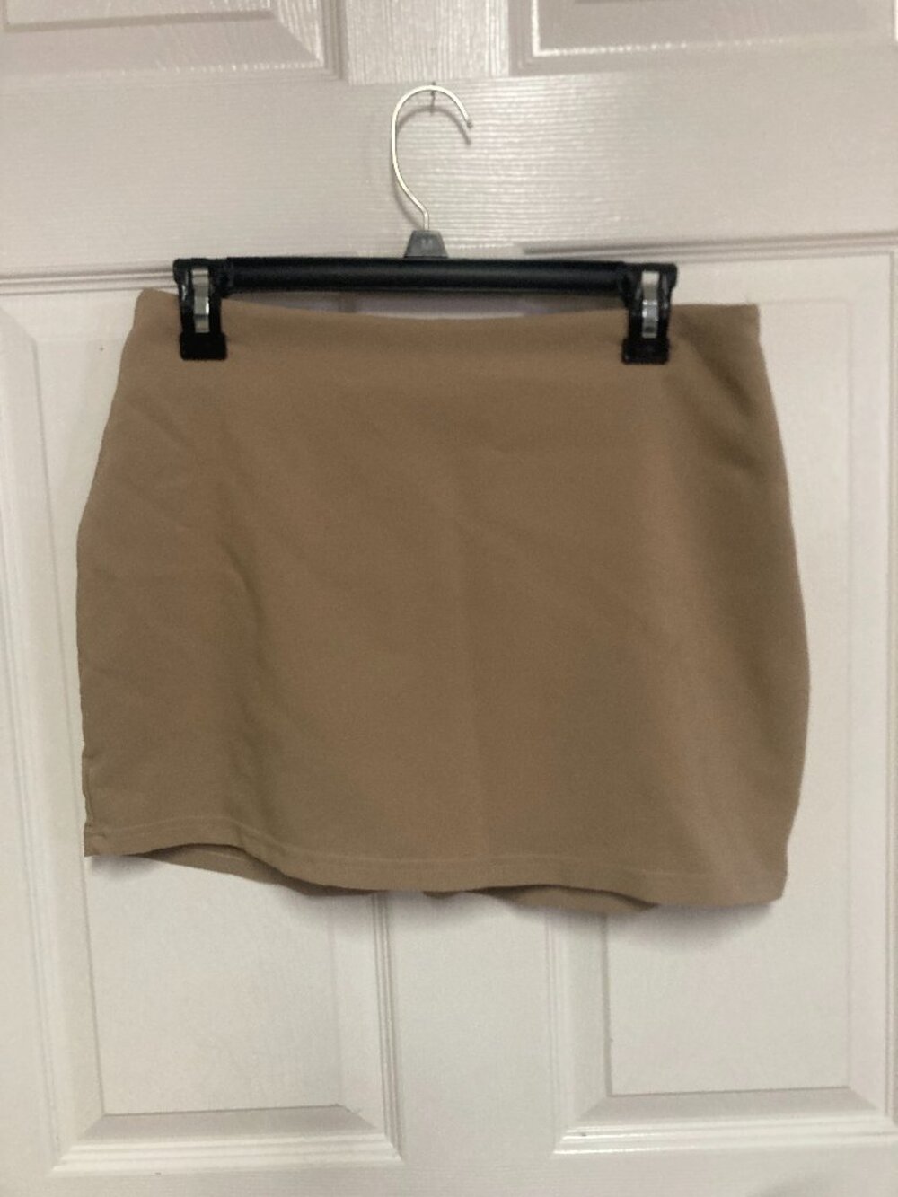 Haute Monde Mini Skirt tan size medium Women's